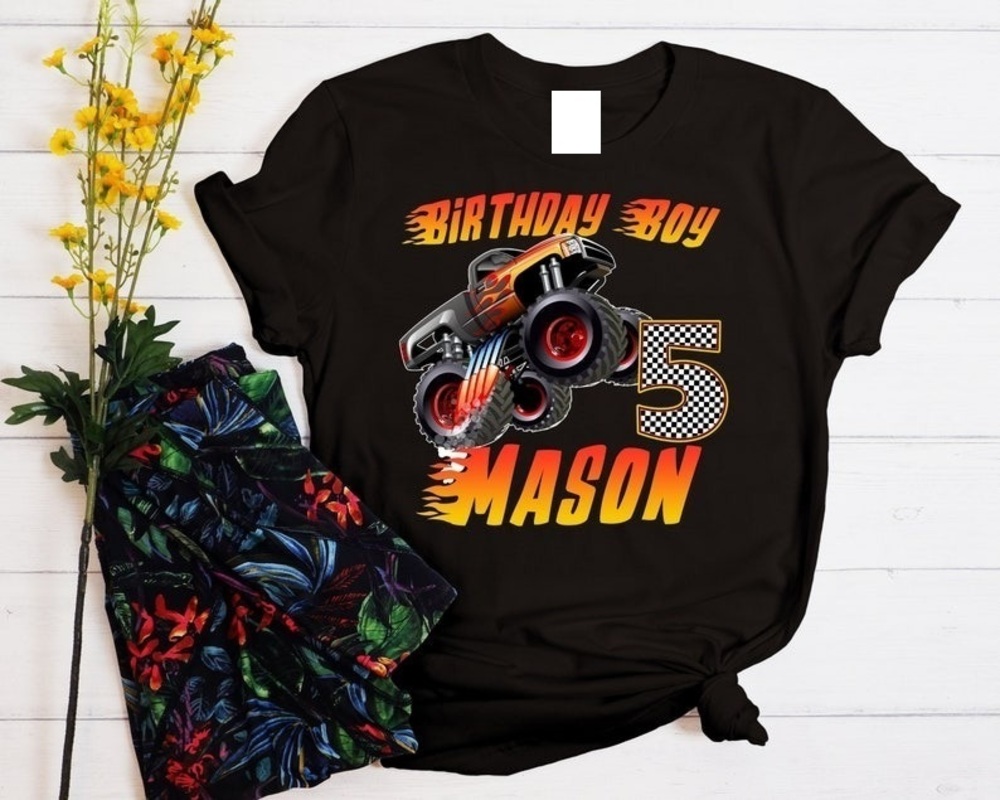 Monster Truck Birthday T-shirt